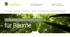 Desktop Screenshot of baumpflege.at
